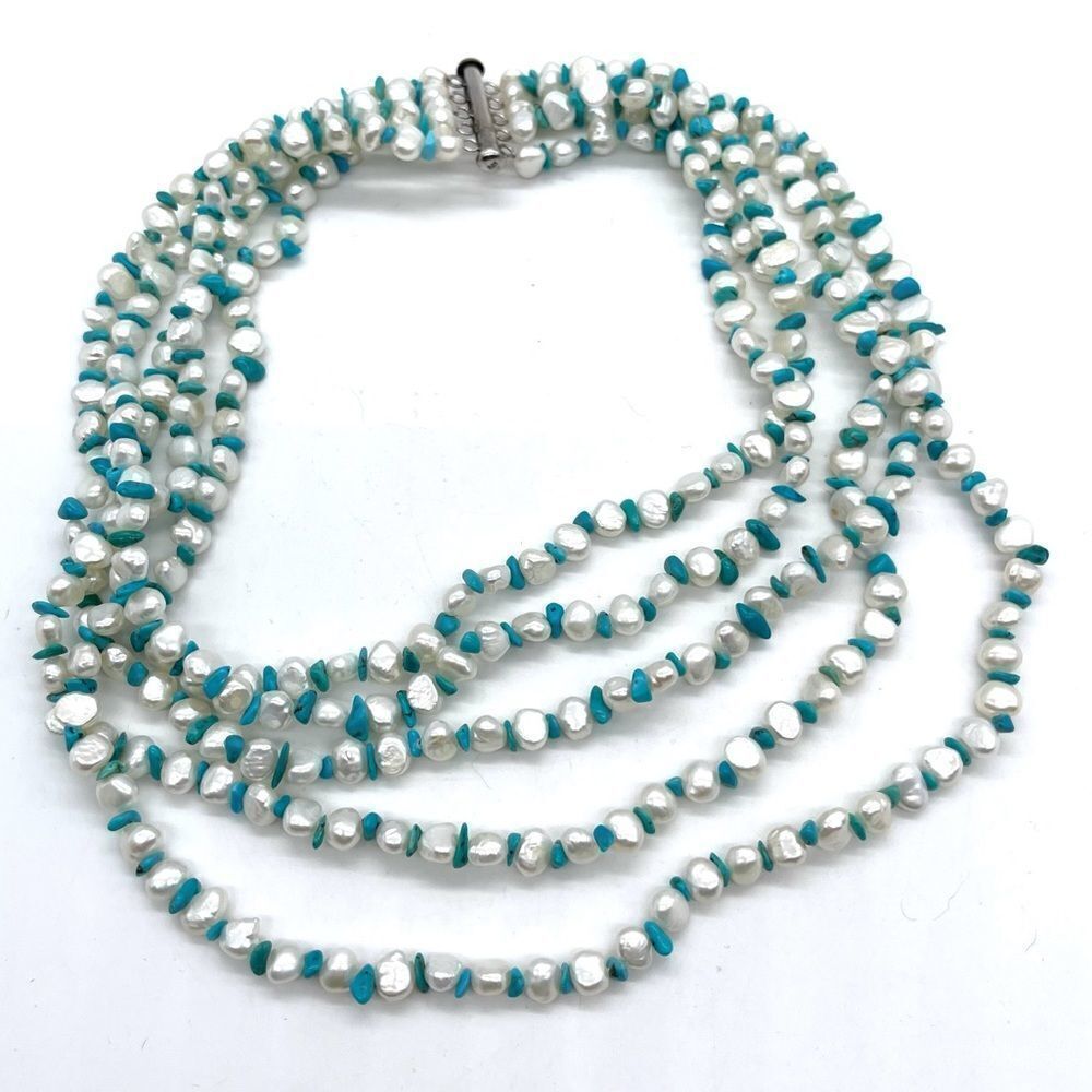 Multi Strand Fresh Water Pearls - Picture 2 of 3